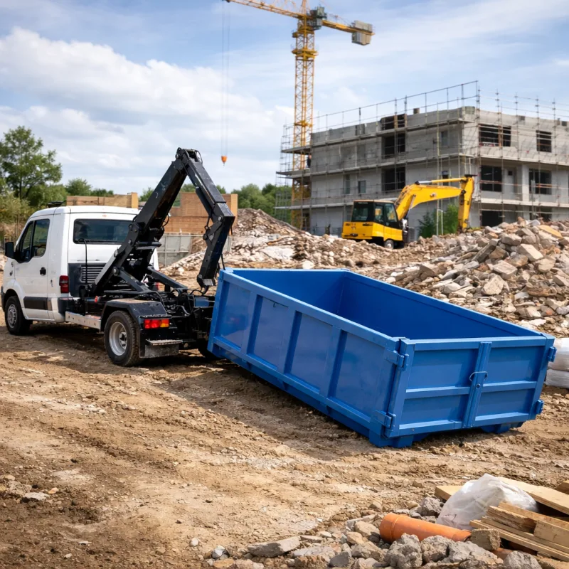 Mise à disposition rapide de bennes sur chantier - Diaz Johnny